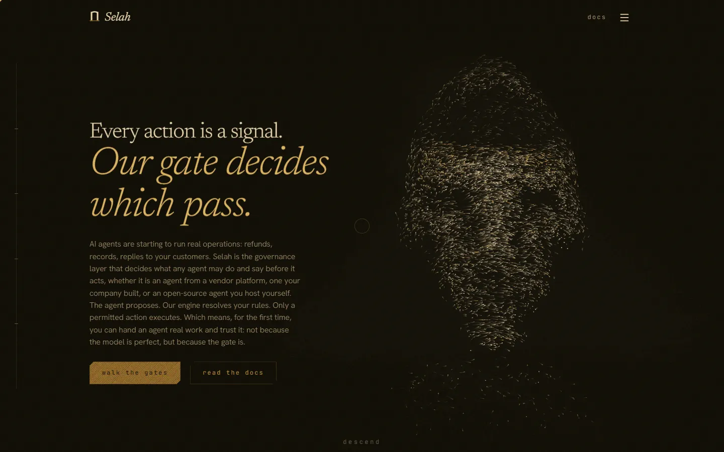 Selah homepage